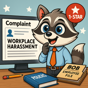 Harassment + a 1-Star Review? Awesome!